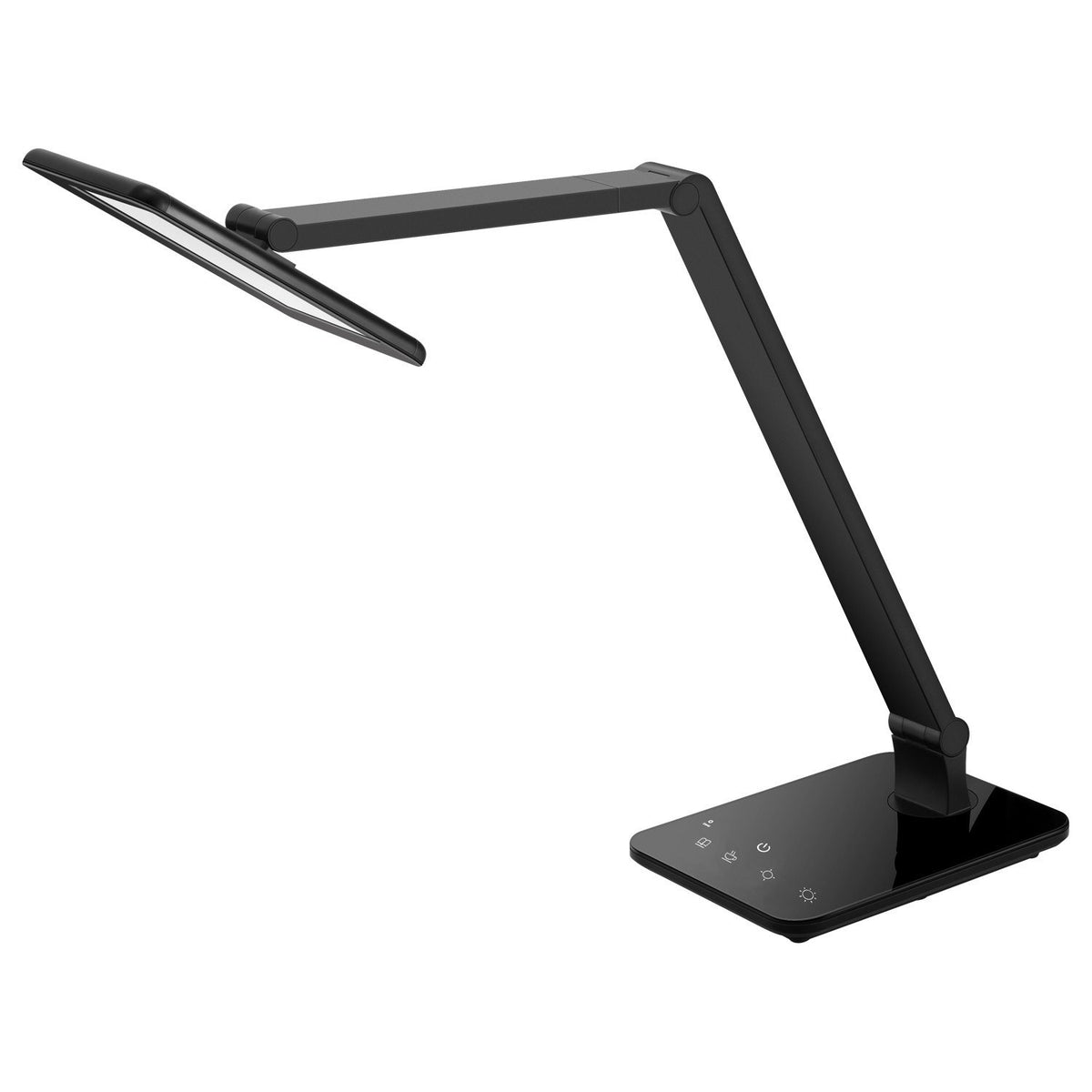 temperature adjustable black desk lamp