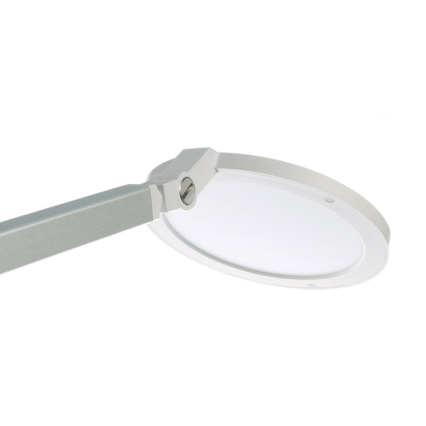 Smart white desk lamp round head