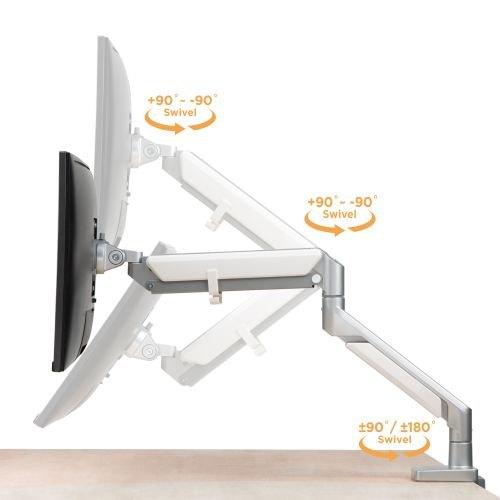 Gas sprung monitor arm 8Kg Capacity SMMA1043