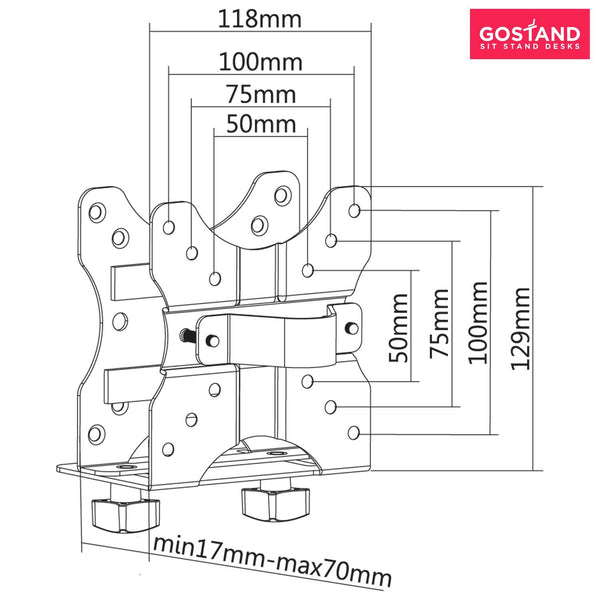 thin client CPU mount
