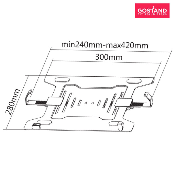 VESA laptop stand/adaptor