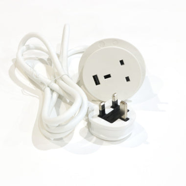 In-desk UK plug and USB socket - Diameter 66mm