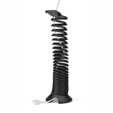 spiral cable riser in black or grey