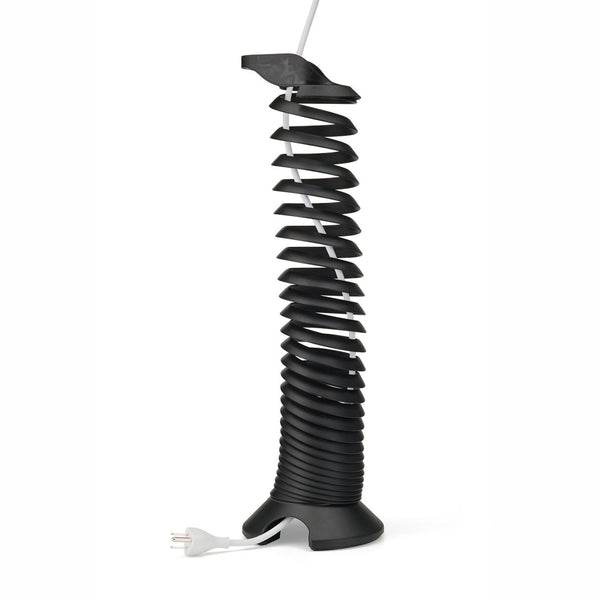 spiral cable riser in black or grey