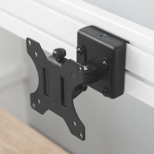 Slat wall monitor bracket black
