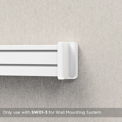 Slat wall wall mounting brackets