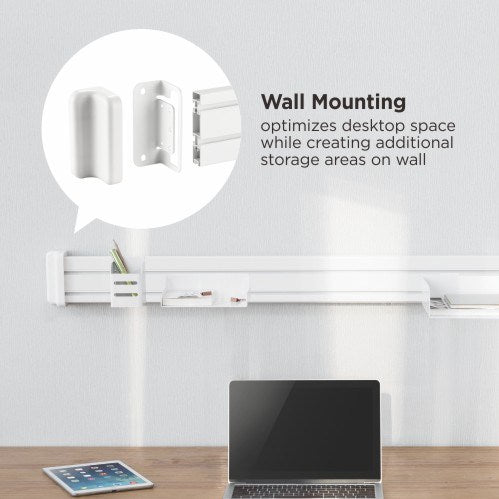 Slat wall wall mounting brackets